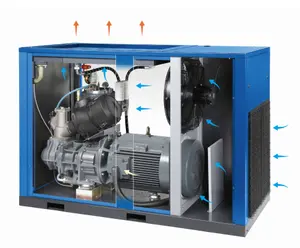 LIUTEH compressore d'aria a vite ad alte prestazioni 30kw 45kw 75kw 55kw per apparecchiature industriali