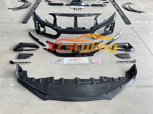 Kit carrozzeria per l'aggiornamento della conversione dell'auto con Spoiler posteriore della griglia del paraurti anteriore 2020 tipo R Look Bodykit per berlina Honda <span class=keywords><strong>Civic</strong></span> 2016-2020 - Product Image 3