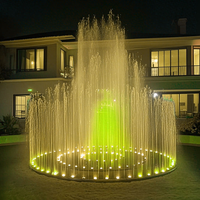 Fuente de Agua Pequeña para Interiores y Exteriores, Decoración de Jardín, Fuente Musical Danzante