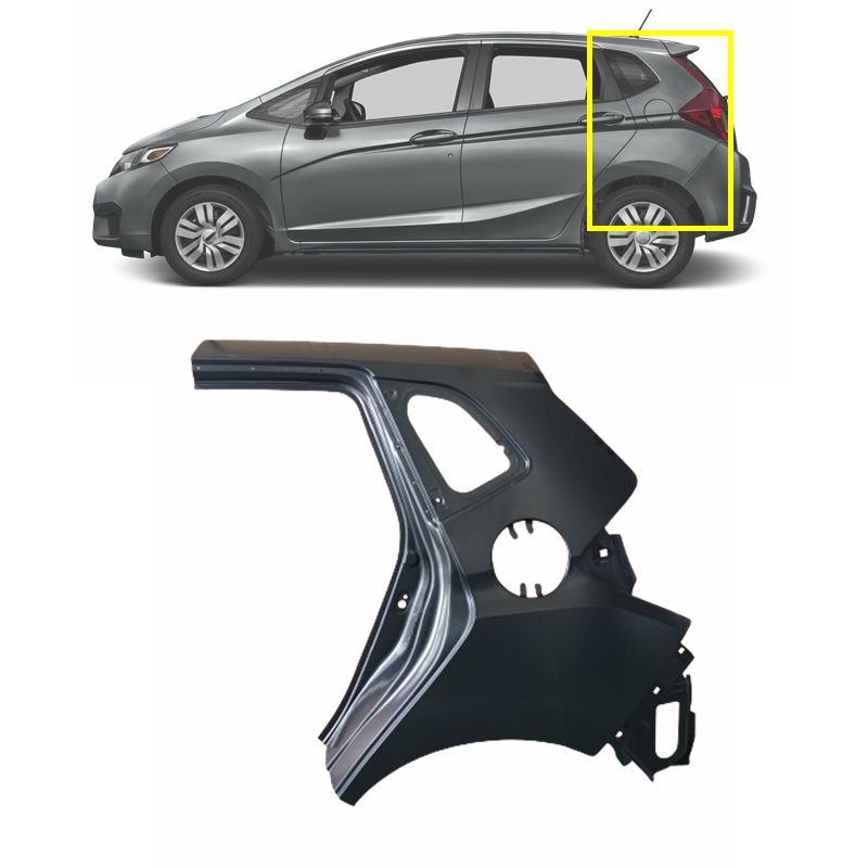 New Steel Rear Fender Left Right Quarter Panel for Honda Fit Jazz