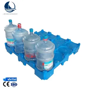 12 Bottles 5 Gallon Water Tanks Store Usage Hdpe Plastic Pallets For Water Bottles