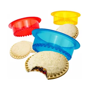 Pack of 5 Plastic Decruster Uncrustables Kids DIY Cookie Pancake Bread Sandwich Maker Cutter Sealer