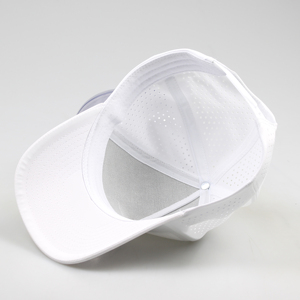 Prezzo di fabbrica Custom 5 pannello perforato foro di taglio Laser impermeabile tinta unita moda contratto esterno Gorras cappello da Golf Unisex - Product Image 4
