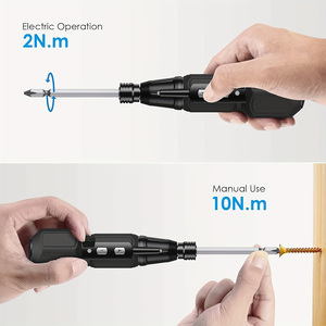 Destornillador Eléctrico, Destornillador con Punta Esférica, Pequeño, con 10 Puntas Incluidas, el <span class=keywords><strong>Mejor</strong></span> Destornillador Eléctrico Recargable - Product Image 4