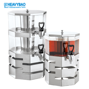 Heavybao - Recipiente de Acero Inoxidable GN para Buffet, Barril para Cerveza, Mini Dispensador de Bebidas Frías, Dispensador de Jugos - Product Image 5