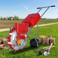 Semoir manuel à pousser pour maïs, machine agricole pour l'Afrique, vente chaude pour la plantation de céréales en allées sur petites exploitations