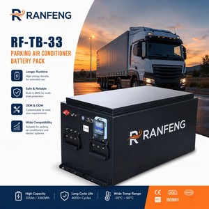Batterie LiFePO4 25,6V 200Ah 5,12kWh pour climatiseur de stationnement de camion, puissance de démarrage, cycle profond, IP67, 3000 cycles - Product Image 1