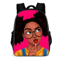 2022 popular african beauty girl custom printed daypack other mochila escolar kid school backpack children book bag