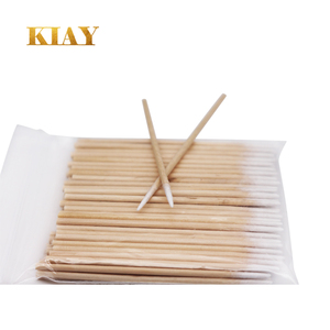 Semi Permanente di Trucco Piccolo Tamponi di Cotone Del Tatuaggio Forniture di Trucco Usa E Getta di Utilizzare il Legno A Segnale Testa Tamponi di Cotone - Product Image 4