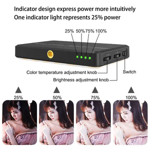 St120 nhiếp ảnh điền vào ánh sáng <span class=keywords><strong>Mini</strong></span> Led điện thoại ánh sáng với khuếch tán Dimmable 2500-9000k bi-màu <span class=keywords><strong>Video</strong></span> <span class=keywords><strong>Camera</strong></span> ánh sáng - Product Image 6