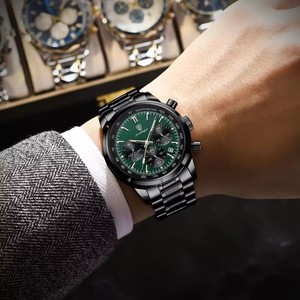 Reloj POEDAGAR de Lujo para Hombre, Resistente al Agua, Luminoso, con Fecha, Cronógrafo, Reloj de Cuarzo de Moda para Hombre, Relojes Deportivos de Acero Inoxidable para Hombre - Product Image 3