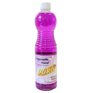 Limpiador de suelo floral al por mayor excelente para el hogar, limpiador de vidrio líquido Doril 1L para productos químicos domésticos - Product Image 1