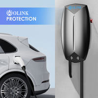 Cargador de Pared para Vehículos Eléctricos OLINK Comercial EVSE OCPP Monofásico Inteligente AC Nivel 2 32A-80A Nacs J1772 Estación de Carga para Vehículos Eléctricos