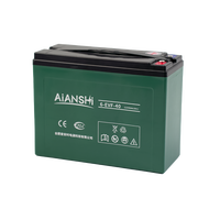 Batterie VRLA GEL 12V 40Ah 6-EVF-40 à décharge profonde pour transpalette électrique, voiturette de golf, équipement d'entrepôt - Nouvelle