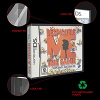 Boîte de protection transparente en PET pour cartouche de jeu NDS US, étui de rangement anti-poussière pour Nintendo DS, boîte de présentation