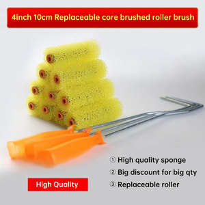 <span class=keywords><strong>Rodillo</strong></span> de espuma de poliéster con efecto texturizado de lino floral para <span class=keywords><strong>pintar</strong></span> paredes y masilla - Product Image 6