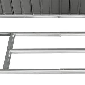 Couleur vélo outil jardin Storoutdoord outil étanche boîte de rangement extérieure gris personnalisé Pergmoderndsteelinum métal acier 1 <span class=keywords><strong>porte</strong></span> - Product Image 5