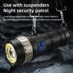 Chuyên nghiệp 50 Wát trắng Laser Đèn pin Zoomable chiến thuật không thấm nước Dive <span class=keywords><strong>Torch</strong></span> với IP65 đánh giá LED bóng đèn - Product Image 6