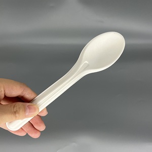 Sinh Thái Thân Thiện Phân Hủy Sinh Học Dùng Một Lần Ice Cream Nếm Món Tráng Miệng Mật Ong Giấy Bột Súp Thìa Số Lượng Lớn Bán Buôn Cho <span class=keywords><strong>Walmart</strong></span> - Product Image 2