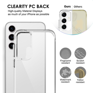 Pour Samsung Galaxy S24 S23 S22 <span class=keywords><strong>S21</strong></span> S20 S10 ULTRA <span class=keywords><strong>Pro</strong></span> Plus S21FE FE 5G étui antichoc couverture transparente dur PC étui de téléphone portable - Product Image 6