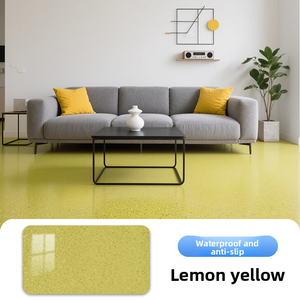 Self-leveling Colored Sand <strong>Epoxy</strong> <strong>Floor</strong> <strong>Coating</strong> with Marble Effect High-gloss Water-based <strong>Floor</strong> Paint Brush Application - Product Image 3