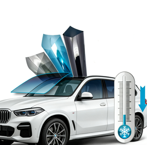 Película para Ventanas de Automóviles con Control Solar y Rechazo de Calor de Alta Calidad de EE. UU., Película para Ventanas de Automóviles de Larga Duración - Product Image 1