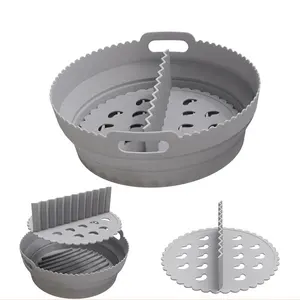 Nieuwe Hot Sales Hoge Kwaliteit Multi Functionele Opvouwbare Siliconen Pot Voering Met Spacer In Kit Voor Lucht Friteuse Ninja