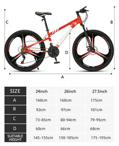 Bicicleta Plegable Nueva de <span class=keywords><strong>26</strong></span> Pulgadas con Suspensión Completa, Bicicleta de Montaña Plegable de Acero - Product Image 2