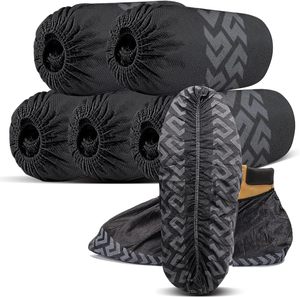 Couvre-chaussures jetables noirs jetables antidérapants Couvre-chaussures jetables non tissés Grands chaussons Couvre-chaussures - Product Image 1
