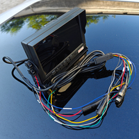 Monitor IPS de 8 Pulgadas y 4 Canales para Camiones, Sistema Completo de Cámara de Reversa, Cámara de Visión Trasera Impermeable, Asistente de Reversa para Autos, Autobuses, RVs y Gestión de Flotas