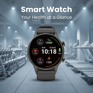 สมาร์ทวอทช์ฟิตเนส หน้าจอ TFT ขนาดใหญ่ 1.39 นิ้ว รองรับการโทรผ่านบลูทูธ ตรวจวัดอัตราการเต้นของหัวใจ กันน้ำระดับ IP68 เครื่องติดตามการออกกำลังกาย ขายส่งแบบ OEM - Product Image 1
