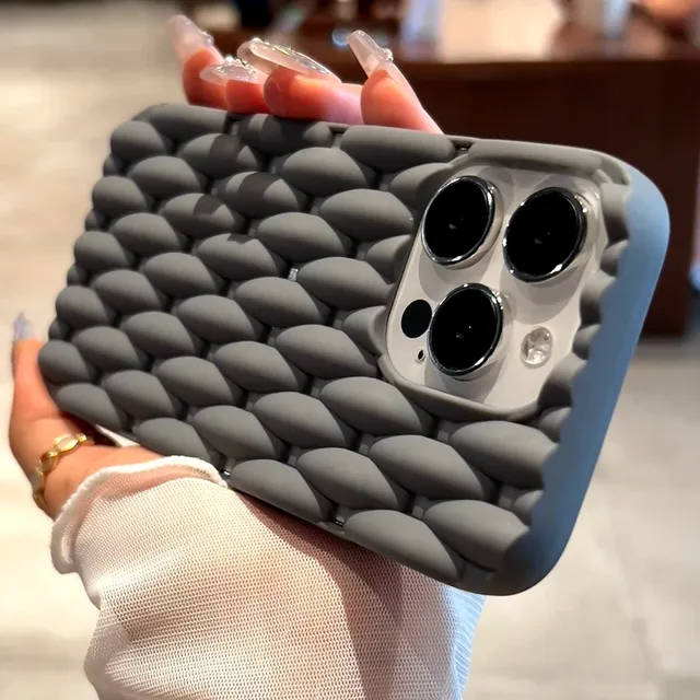 Silicone Phone Case for IPhone 11 12 13 14 15 Pro Max X Xs Max XR 7 8 Plus Hollow Bumper Cover Soft Heat Dissipation Plain