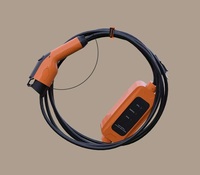 Câble de chargeur EV réglable 3,5 KW, chargeur SAE J1772, prise de type 1, chargeur EV portable pour voiture électrique