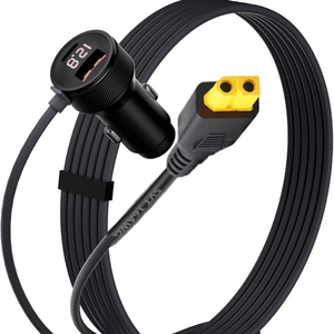 Para Bluetti <span class=keywords><strong>EB55</strong></span> Anker 757/767 para Ecoflow Delta/River Cargador de coche con potencia de 108W y cable de carga de 2M Características Función PD DC - Product Image 3