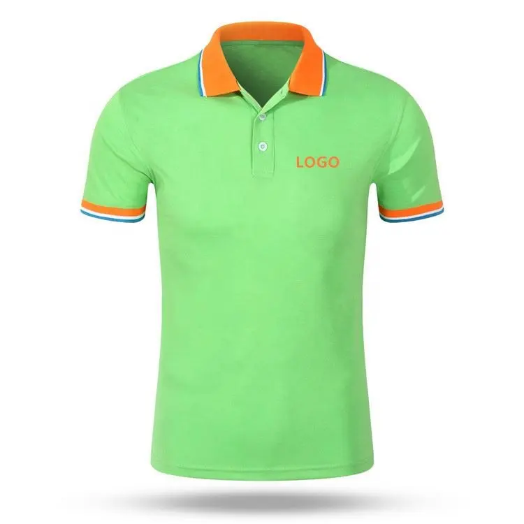 Uniforme 100% coton personnalisé de haute qualité polo de golf pour hommes avec logo imprimé brodé polos pour hommes