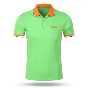 High Quality Custom 100% Cotton Uniform Men's Golf Polo Shirt With Embroidered Printing Logo Polo Shirts For Men