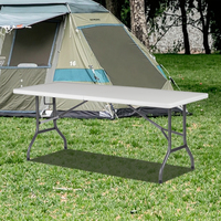 Table pliante en plastique de haute qualité de 4.5cm d'épaisseur Table pliante 6ft
