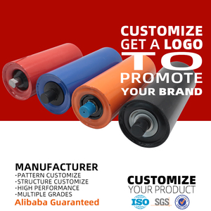 Pièces d'équipement de transport : Rouleaux porte-charge en acier pour tapis roulant, Polines - Product Image 2