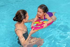 Bestway 32155 Swim Safe ABC <span class=keywords><strong>AquaStar</strong></span> Kids Fabric Kickboard Entrenador impermeable Niños Swim Floating Plate - Product Image 2