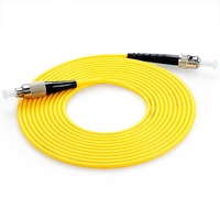 SC/UPC Cabo Yellow LSZH SM MM single core fibra optica patch cord optic fiber sc