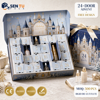 Boîte d'expédition personnalisée de Noël en carton ondulé kraft, emballage couleur avec logo, vente en gros directe d'usine