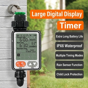 Temporizador de Riego Automático para Paredes Vegetales, Novedad, Pantalla Grande, Sensor de Lluvia Inteligente, Riego por Goteo, Aspersor para Jardines - Product Image 1