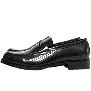 Zapatos de Vestir de Cuero Negro para Hombre, con Punta Redonda, Sin Cordones, Transpirables, para Todas las Temporadas, Diseño Sólido, Suela de Goma, Envío Directo - Product Image 6