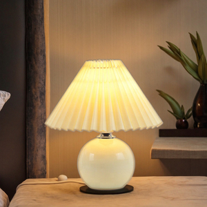 Creative Nordic <strong>Ceramic</strong> Small Square <strong>Table</strong> <strong>Lamp</strong> with Flexible AC LED Modern Design for Living Room Night Light - Product Image 6