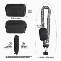 Sac à bandoulière pour téléphone portable pour femme avec des bretelles en jacquard à fleurs de magnolia, léger et durable, vente directe d'usine
