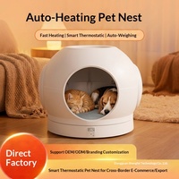 Coussin chauffant pour animaux de compagnie, chaleur hivernale, couverture électrique intelligente à température constante, capsule spatiale pour chat