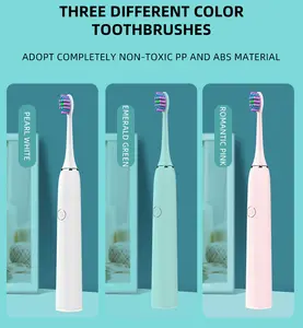 Brosse à dents électrique pour adultes, nettoyage sonique, éclaircissant, OEM & ODM, charge Super rapide, pour adultes