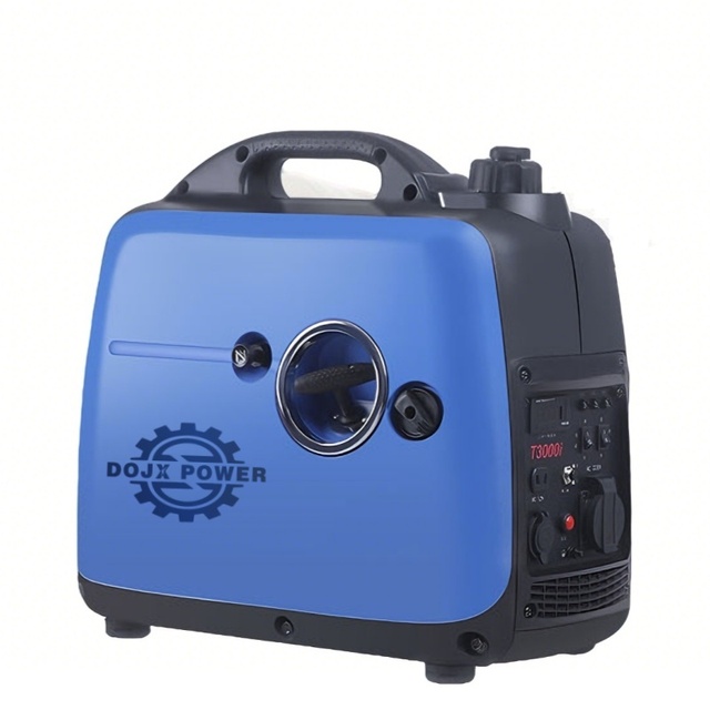 Portable Silent Gasoline Generator 12V/24V/48V/72V/220V Dual Use for Home Emergency Backup, Car Charging & Camping Power Supply