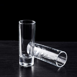 Vasos de chupito de vidrio transparente de base gruesa de 2 oz para whisky, tequila, fiestas, bodas, bares, hoteles y reuniones. - Product Image 3