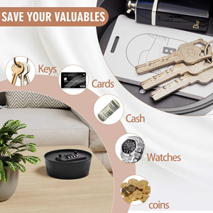 Caja con Cerradura de Combinación para Esconder Pequeños Tesoros, Dinero y Objetos de Valor, con Compartimento Secreto y Contraseña, Caja Fuerte para Joyas - Product Image 3
